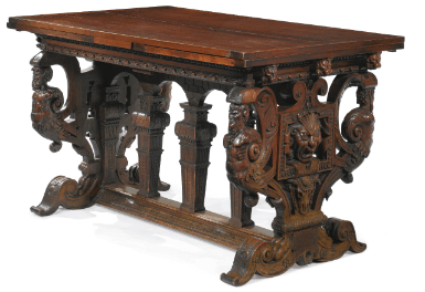 Walnut renaissance table